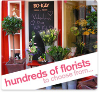hundreds of florists to order flowers from